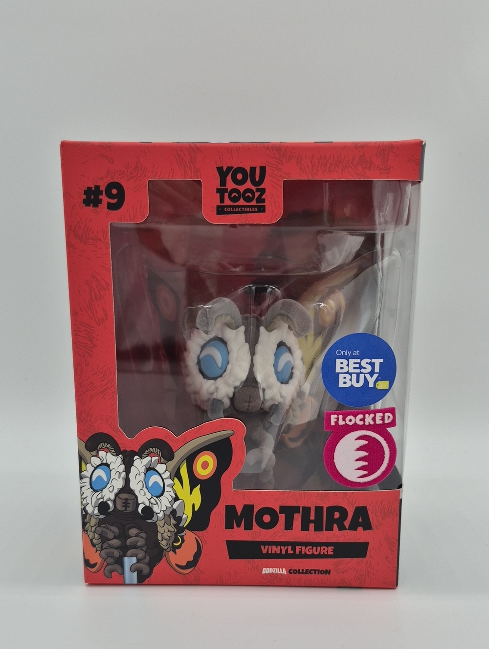 Youtooz Mothra #9 Flocked Best Buy Exclusive Godzilla Vinyl Figure NIB